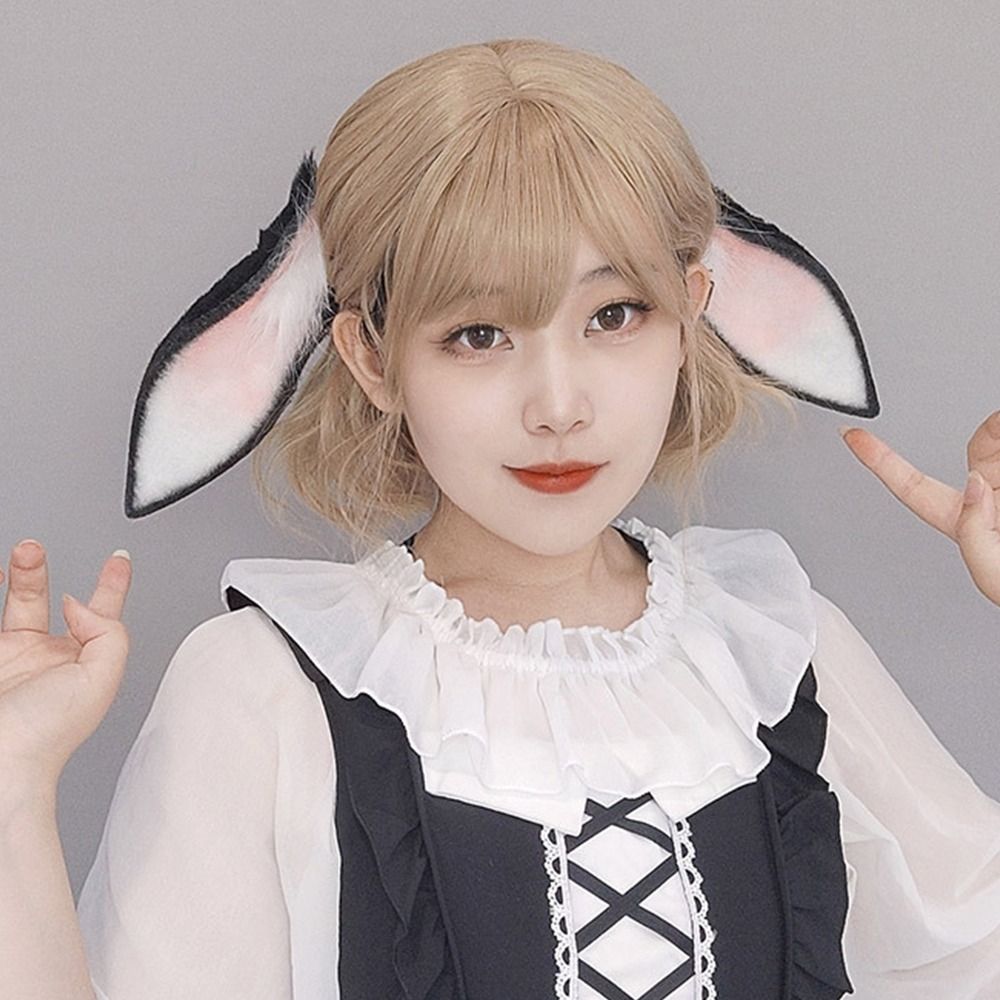 Anime Cosplay Girl Photo - Tiara de Orelhas de Coelho Estilo