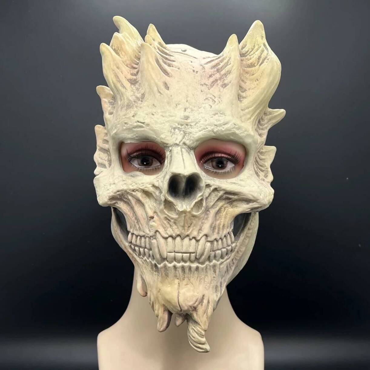 Anime Cosplay With Mask - Máscara Criativa de Caveira de Demônio