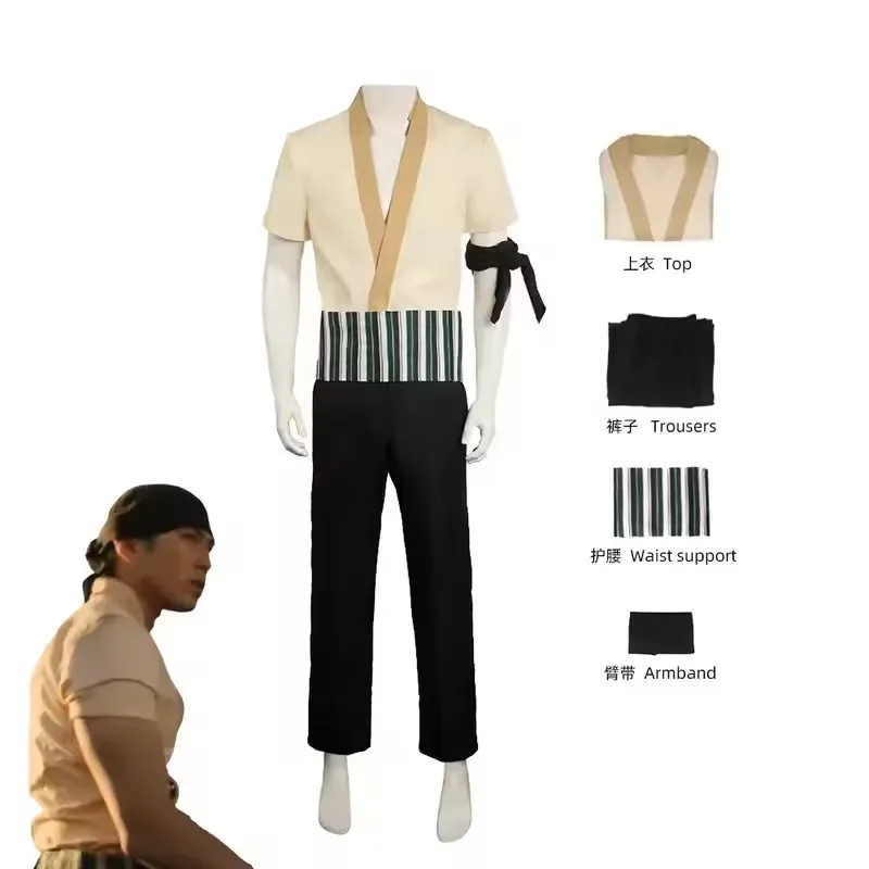 Anime Cosplay One Piece - Fantasia de Cosplay do Roronoa Zoro
