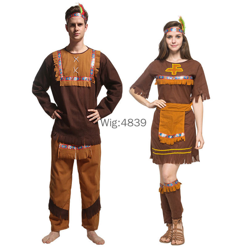 Anime Cosplay For Couples - Traje de halloween adulto casal indiano