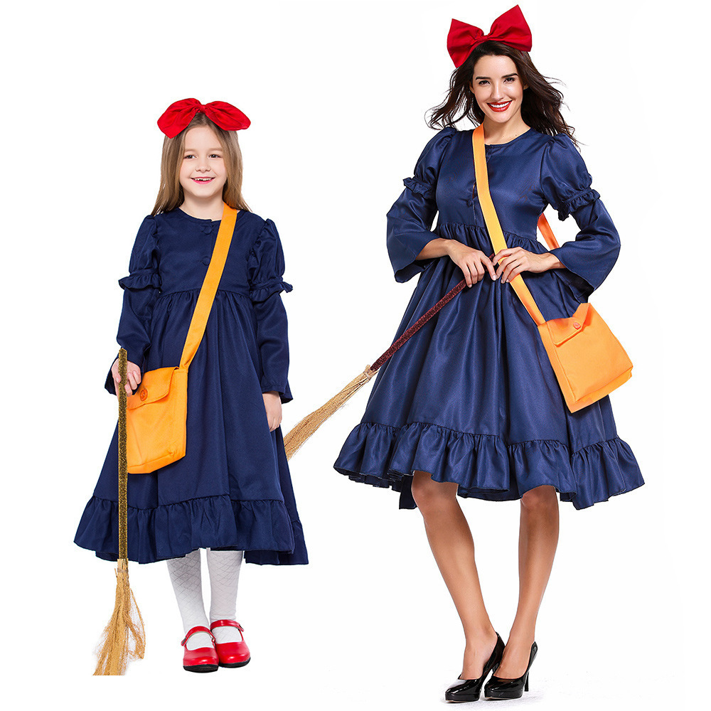 Anime Cosplay Girl Photo - Traje de desempenho infantil pequena bruxa
