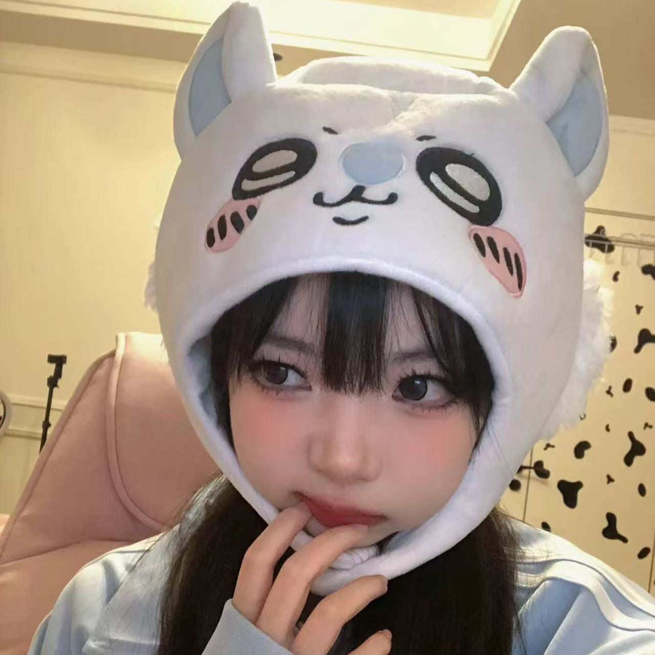 Chiikawa Hachiware Usagi Chapé - Anime Cosplay Girl Photo avaliação e preço