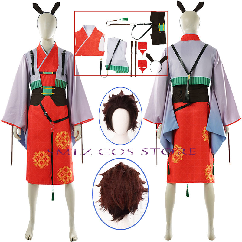 Fantasia de Cosplay Tanjirou c - Anime Cosplay 2026 avaliação e preço
