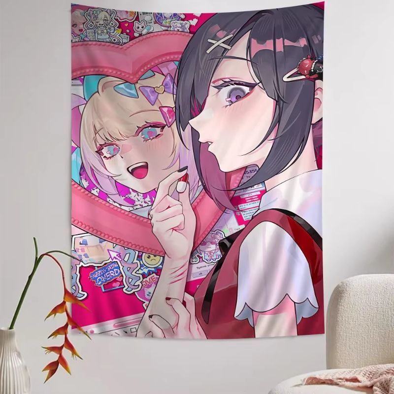 Tapeçaria VIKAMA Rosa de Menin - Anime Cosplay Girl Photo avaliação e preço