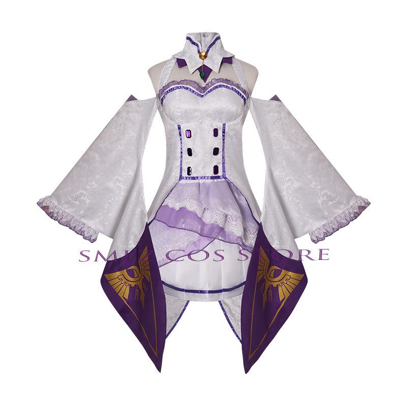 Fantasia de Cosplay Emilia do  - Anime Cosplay Ladies avaliação e preço