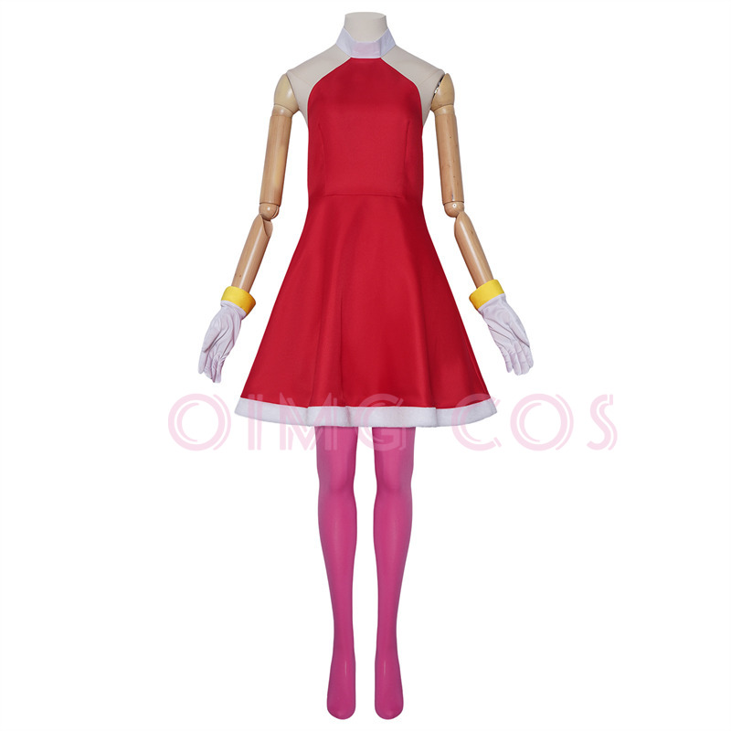 Fantasia Cosplay Amy Rose Adul - Anime Cosplay Ladies avaliação e preço