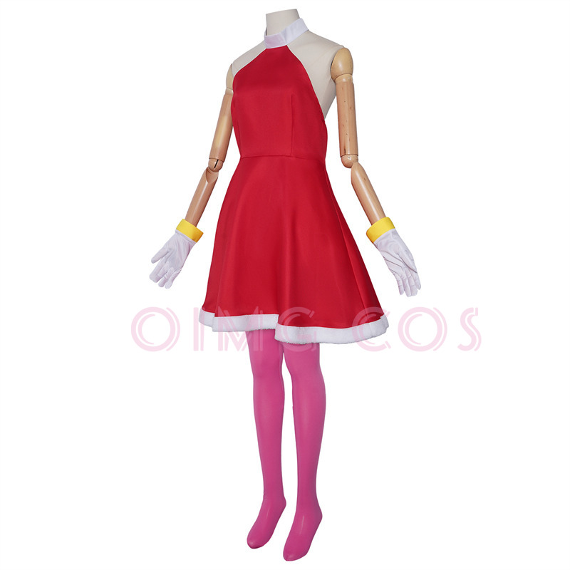 Fantasia Cosplay Amy Rose Adul - Anime Cosplay Ladies avaliação e preço