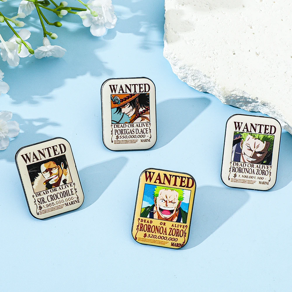4 Peças Broche de Anime ONE PI - Anime Cosplay One Piece avaliação e preço