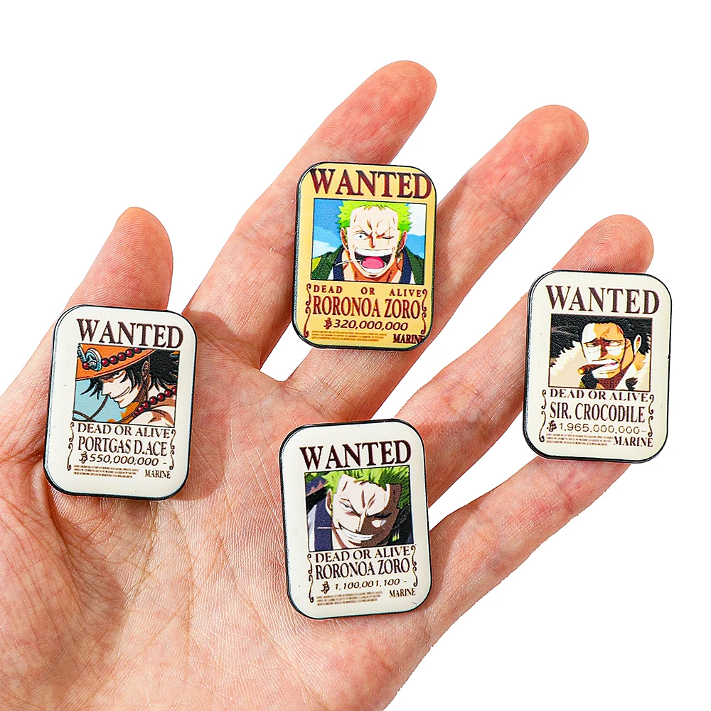 4 Peças Broche de Anime ONE PI - Anime Cosplay One Piece avaliação e preço