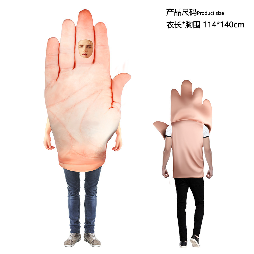 Traje de halloween cosplay mão - Anime Cosplay For Couples avaliação e preço