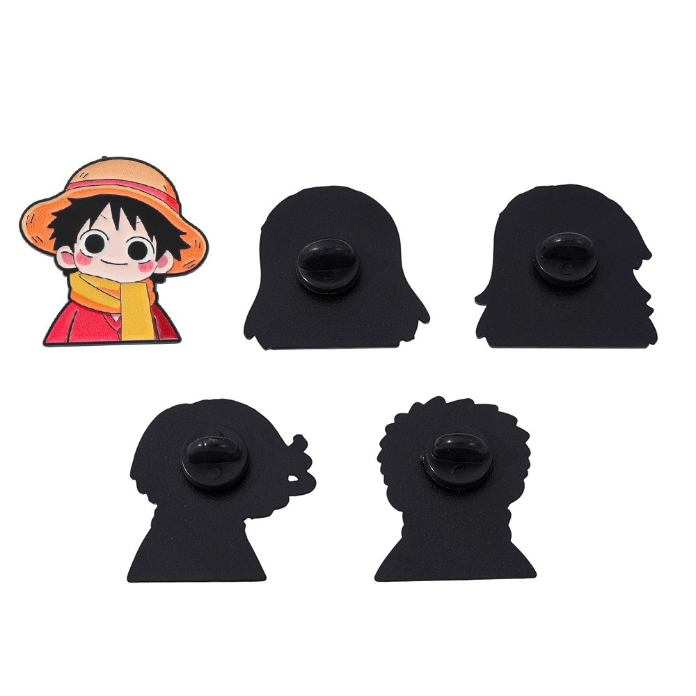 5 Peças Broche de Anime Fofo e - Anime Cosplay One Piece avaliação e preço