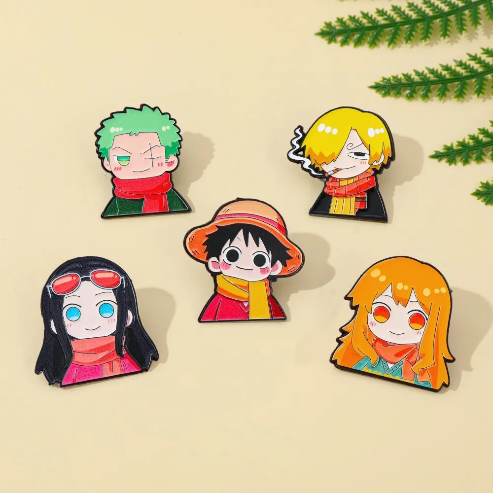 5 Peças Broche de Anime Fofo e - Anime Cosplay One Piece avaliação e preço