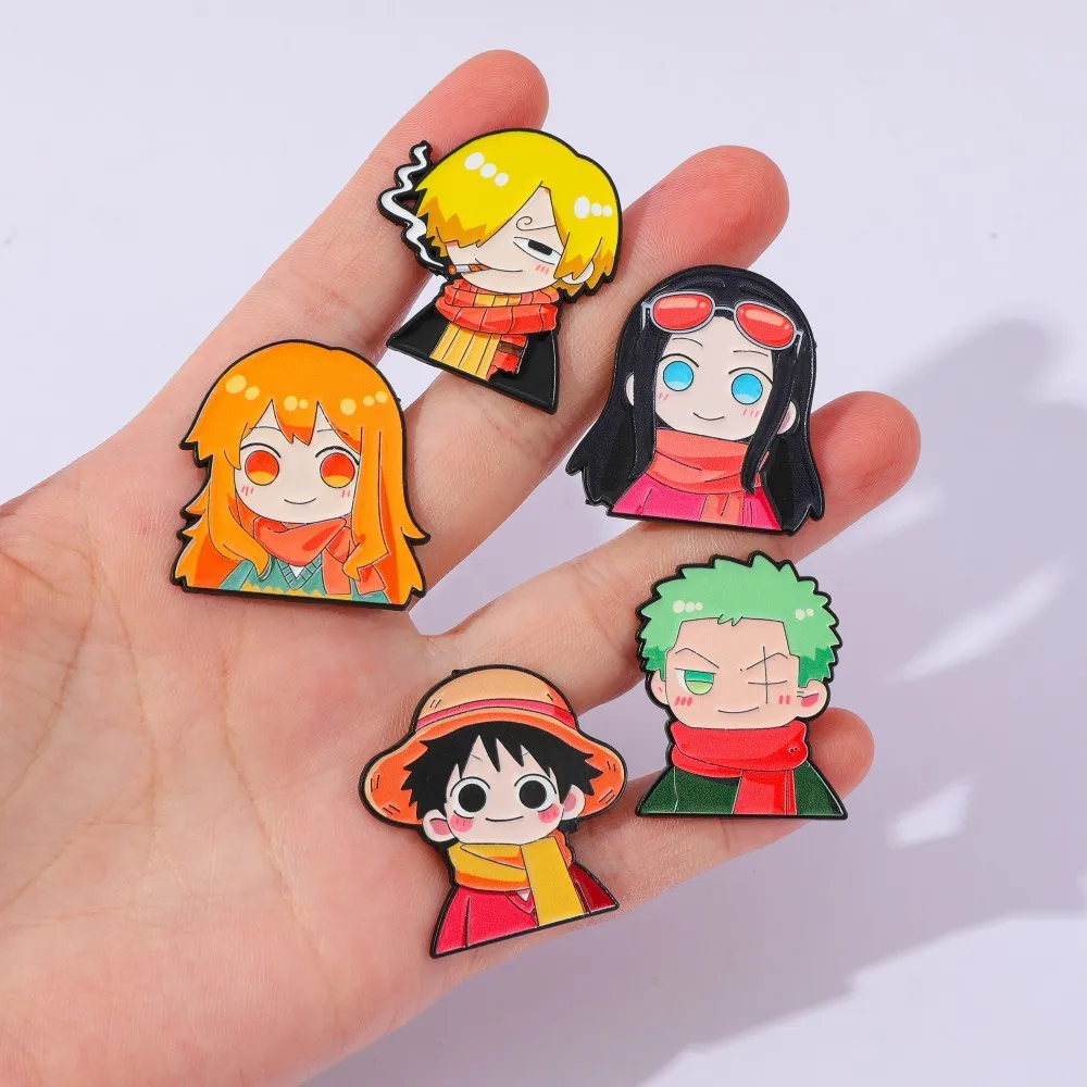 5 Peças Broche de Anime Fofo e - Anime Cosplay One Piece avaliação e preço