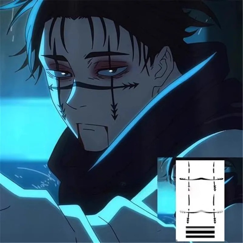Adesivo de Tatuagem Choso Anim - Anime Cosplay To Buy avaliação e preço