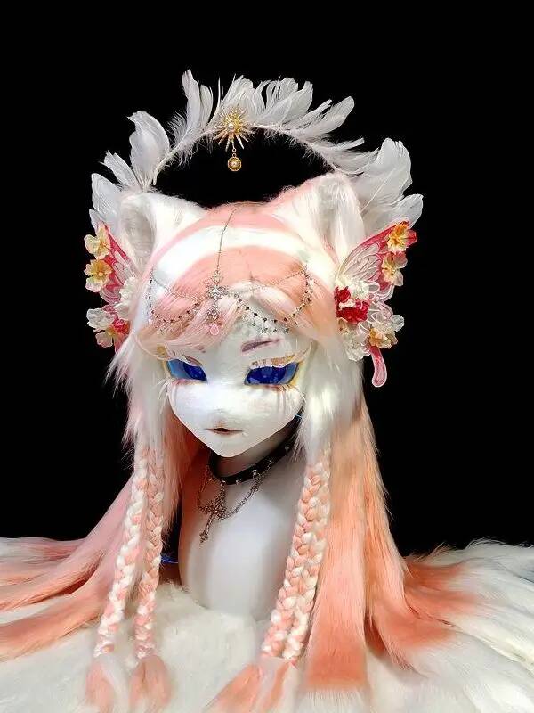 Cabeça de Fursuit Kig Feita à  - Anime Cosplay With Mask avaliação e preço