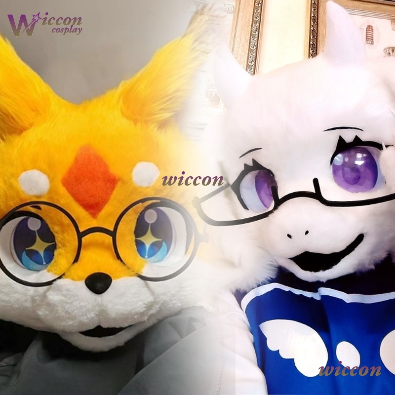 Ohayo 25cm óculos fursuit aces - Anime Cosplay With Mask avaliação e preço