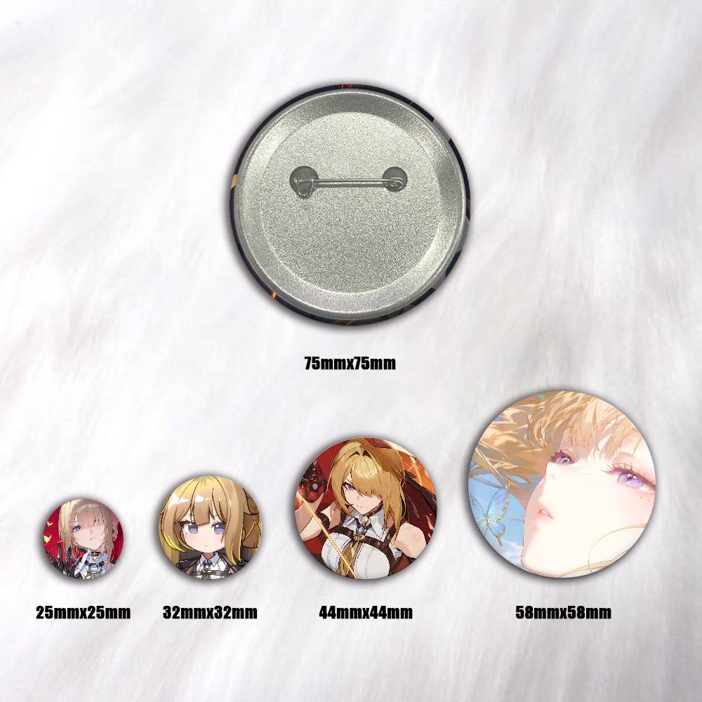 Broche Redondo de Cosplay do A - Cosplay Zone Anime Friends avaliação e preço